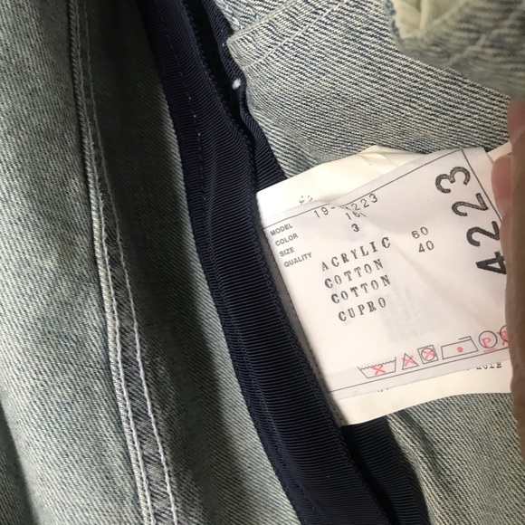 Sacai Summer Tweed and Denim Jacket - Picture 12 of 16